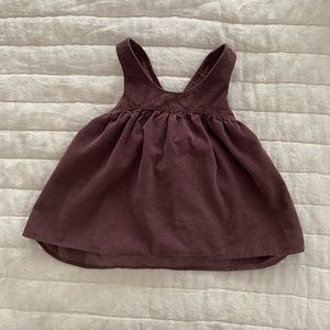 Mabo Brown Corduroy Pinafore 12M